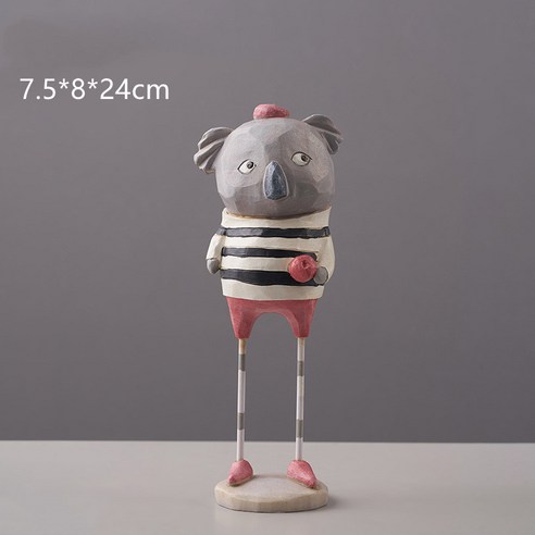 북유럽/하이 애니멀/레진 소품/큐티 크리에이티브 소품, 코알라 미듐