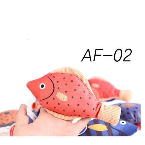 ADUCK 고양이 장난감 물고기 인형, AF-02, 1개