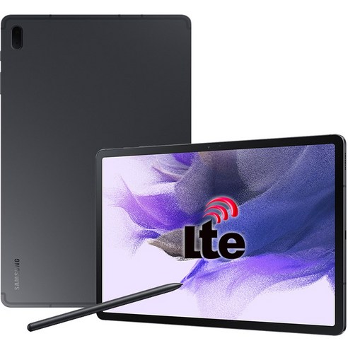 갤럭시탭s9  삼성전자 갤럭시탭S7 FE 태블릿PC LTE 128GB, 미스틱 블랙, Wi-Fi+Cellular