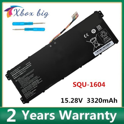 SQU-1604 노트북 배터리 Hasee 15.28V 48.8wh 3200mAh 916Q2272H L9 L9-581HN3 L9-781S, 한개옵션0