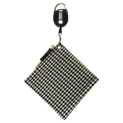 연약한 골프공 청소 수건 세탁기술자 사각 골프 클럽 정비 체육관, 11.5x11.5x1cm, 폴리에스터, 검은 색