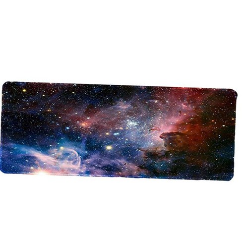 Starry Sky 400x800x3mm 게이머용 대형 마우스 패드 키보드 매트, B, 400x800x3mm., 미끄럼 방지