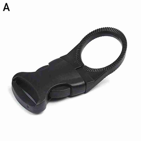 Military Molle Attach Webbing Buckle Hook Water Bottle Outdoor Clasp Backpack Carabiner Hanger Tools, 한개옵션1, black