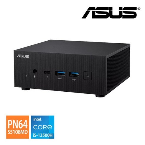 ASUS 미니PC PN64 i5-13500H, 강력한 성능과 작은 사이즈를 가진 사무용 미니 PC