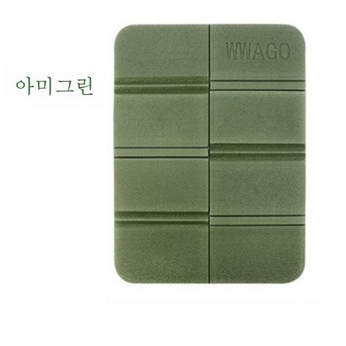ZZJJC 아웃도어 방석 접이식 거품 휴대용 피크닉 매트 방수 단열 방습 매트 아웃도어, 밀리터리그린