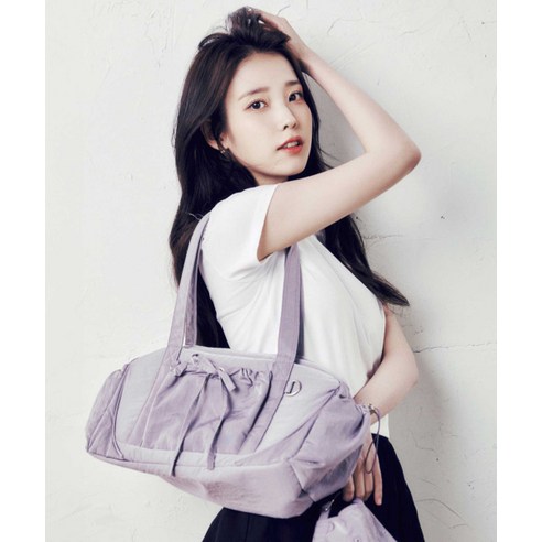 뉴발란스 NEW BALANCE NBGCEFW701 글로시 리본 더플백 VIOLET