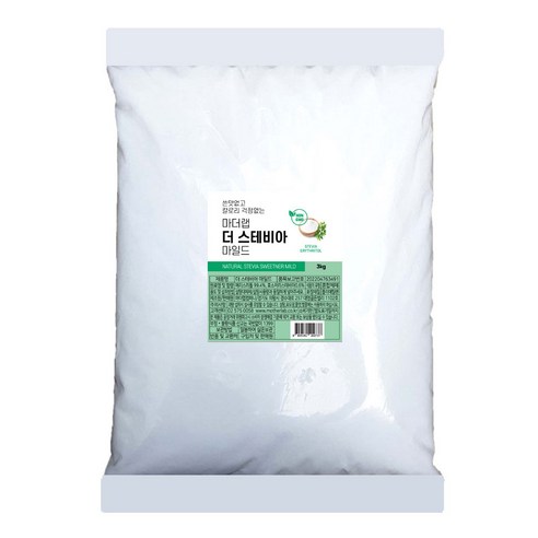 쓴맛없는 더 스테비아 마일드 3kg, 1개