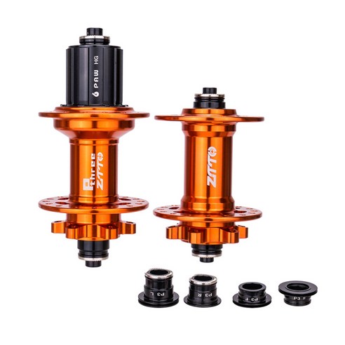 경량 산악 자전거 허브 MTB 도로 자전거 디스크 브레이크 허브, HG Orange 용, 알루미늄 합금