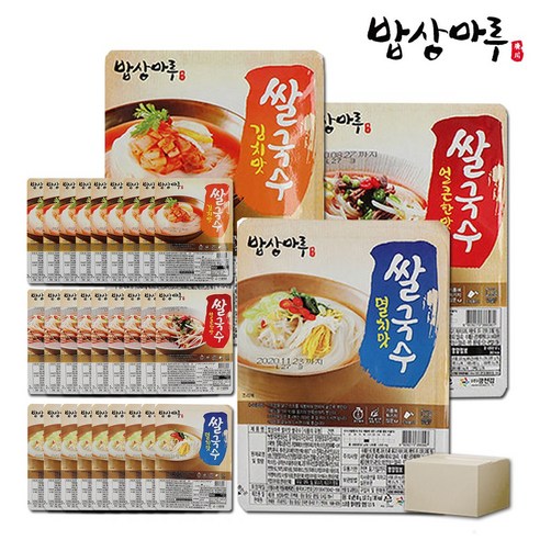 밥상마루 쌀국수 멸치맛, 92g, 30개