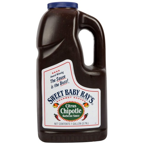 스윗베이비레이 시트러스 치폴레 바베큐 소스 Sweet Baby Ray's Citrus Chipotle BBQ Sauce, 4개, 3.8L