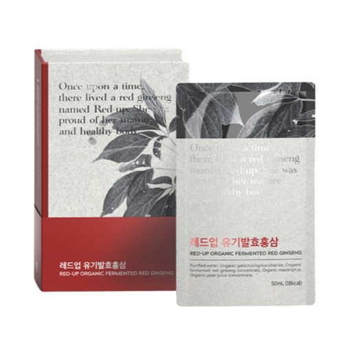 레드업 유기발효홍삼 50ml x 10포, 10개