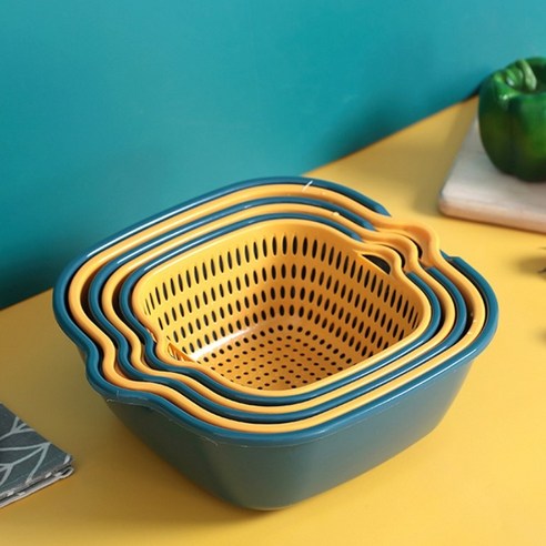 센스라벨 믹싱볼 소쿠리 세트: 요리 준비를 위한 편리한 주방 도구