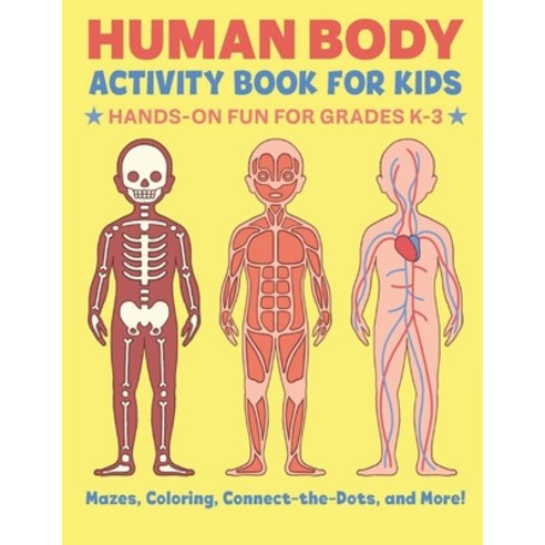 (영문도서) Human Body Activity Book for Kids Paperback, Independently Published
