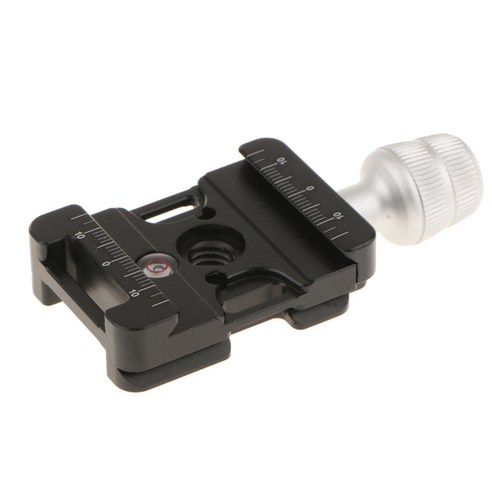 Manfrotto 카메라 삼각대 용 QR-39U 알루미늄 퀵 릴리스 QR 클램프, 설명, 블랙, 알루미늄 합금