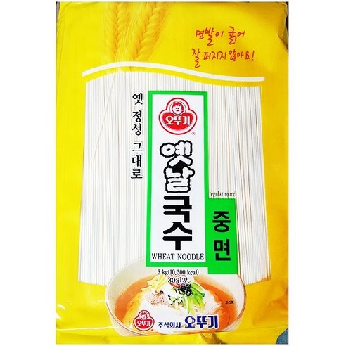 식자재 중면국수(오뚜기 3K)/GB, 3kg, 1개