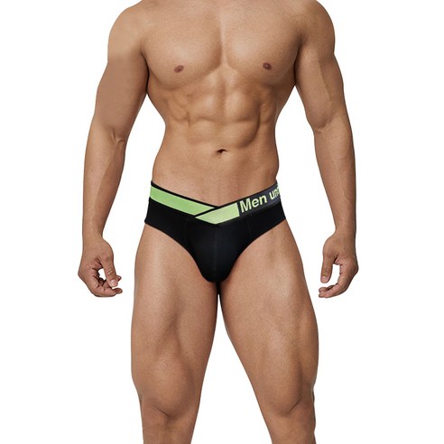 남성 삼각팬티 V벨트 홀로그램 보카시 모달 팬티 Men''s Underpants