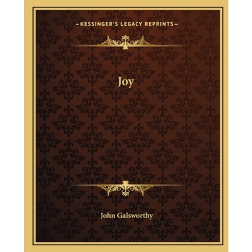 (영문도서) Joy Paperback, Kessinger Publishing, English, 9781162669458