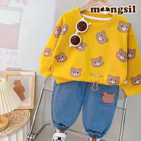 몽실이와 친구들 맨투맨 상하복 두돌아기옷