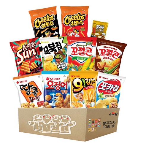 봉지과자 1호, 1세트, 10종