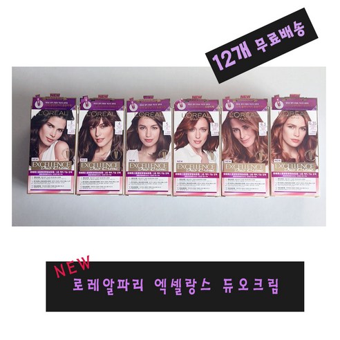로레알파리 염색약 엑셀랑스 듀오크림 5.35 다크브라운, 1개