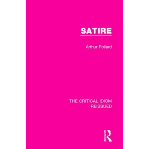 Satire Paperback, Routledge