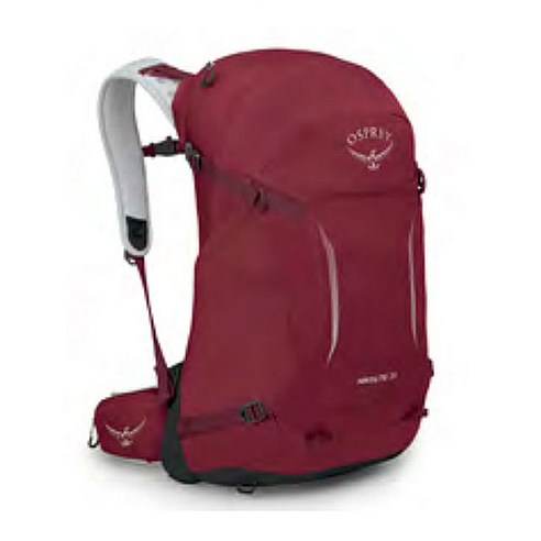 오스프리 하이클라이트 28L 등산 배낭 데일리 백팩 28리터 OPC1ABH118, SANGRIA RED