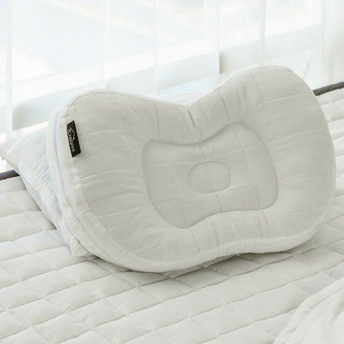 침구 베개 국산 까사리엘 숯볼 높이조절 베개 침구 48 28 15cm(77215EA), 화이트