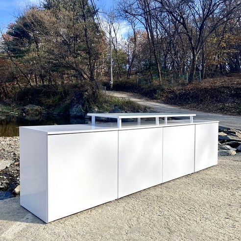 세련된 디자인, 넉넉한 수납, 안전성, 합리적인 가격: 메이크가구 2400 높은 거실장 세트로 당신의 거실을 완성하세요!