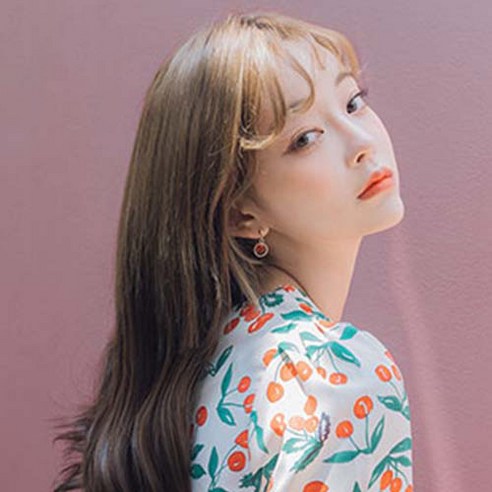가발매니아 붙임머리 제디 5피스 헤어피스 리치펌, 투톤브라운, 1개