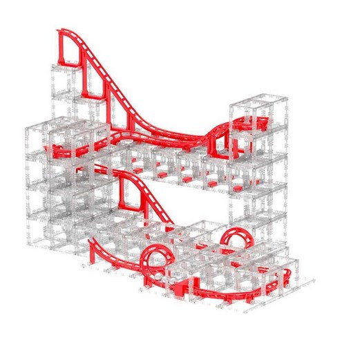 3D 볼 트랙 조립식 롤러코스터 DIY 모듈식 조립 완구, 상세 페이지 참고, 프리미엄 패키지