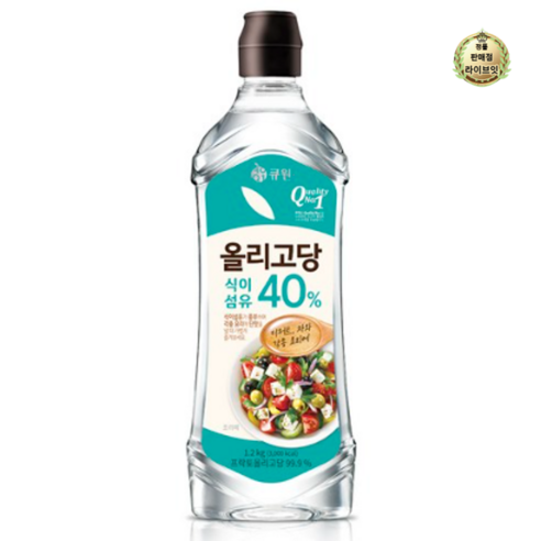 요리올리고당 1.2kg/큐원, 1.2kg, 1개