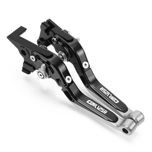 혼다 용 CB125R CB 125R 2011- 바이크 오토바이 액세서리 조절 식 브레이크 클러치 레버 핸들 바 그립 엔드, [25] CB