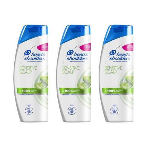 헤드앤숄더 센서티브 민감한 두피케어 비듬 샴푸 500ml 3팩