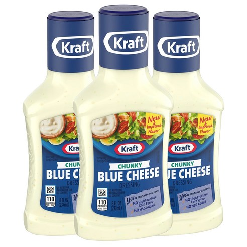 크래프트 로카 블루 치즈 드레싱, 3개, 237ml