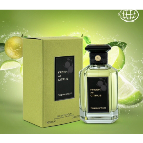 Fresh As Citrus EDP 향수 Fragrance World 100 ML, 1개