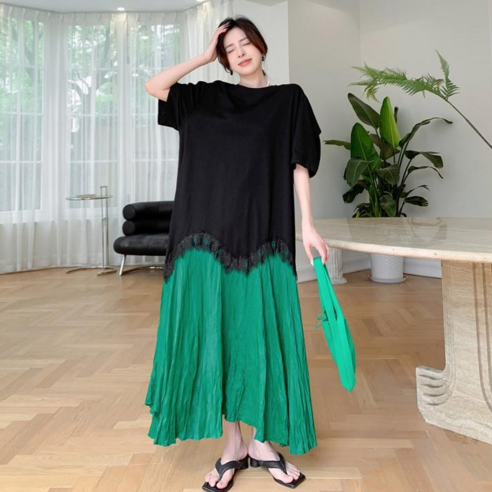 영애씨옷장 빅사이즈 원피스 여름 원피스 그린 원피스 no. 821 Best Top3