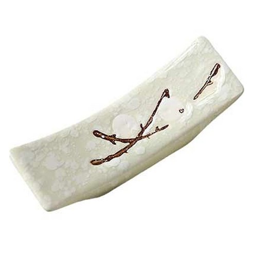 유약 채색 세라믹 수저받침, 그린, 1개