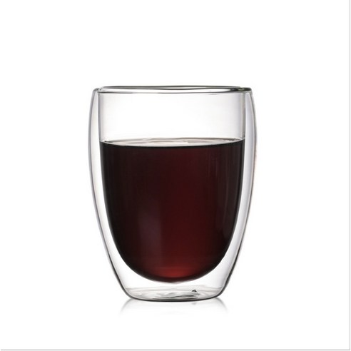 MIRTS 내열유리컵 예쁜유리컵, 350ml