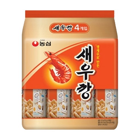 농심 새우깡 미니팩, 120g, 3개