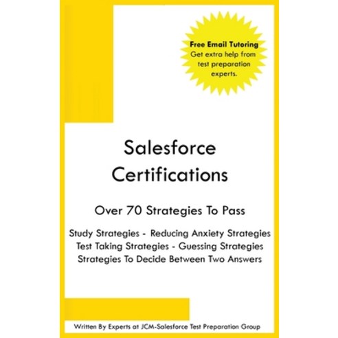(영문도서) Salesforce Certifications Paperback, Jcm Test Prep Group, English, 9798869321817