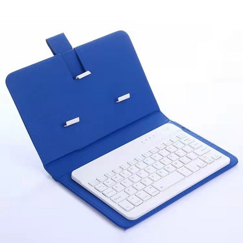 무선 키보드 스마트 폰 케이스 아이노트 멀티커넥트 무선 블루투스 5.0 키보드, 화이트, K608RB, 일반형 8 PINHEN 휴대폰 한글 블루투스 케이스 무선 마우스, 딥블루