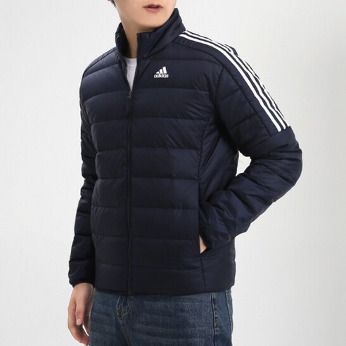 아디다스패딩점퍼 아디다스 패딩자켓 ESSENTIALS MIDWEIGHT 덕다운 후디 재킷 네이비 관련상품 및 가격비교
