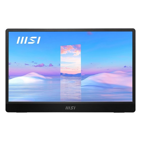 MSI MP161 아이에르고 포터블 무결점 / IPS (광시야각)/ FHD / 15.6인치 휴대용 모니터 / 미러링 / 지싱크+프리싱크 호환 / 시력보호 / 내장스피커 / sy