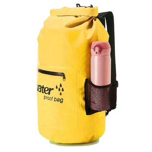 야외 방수 가방 버킷 가방 수영 방수 가방 강 드리프트 해변 낚시 가방 도매, 황색20L, 한개옵션1