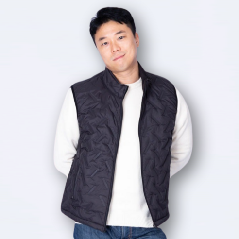 macci 히트포뮬러 남녀공용 무봉제 집업 경량 패딩조끼