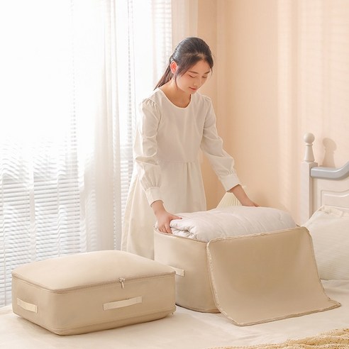 좁은 집, 터질 듯한 옷장… 공간 마법이 필요할 때! 대용량이불압축파우치