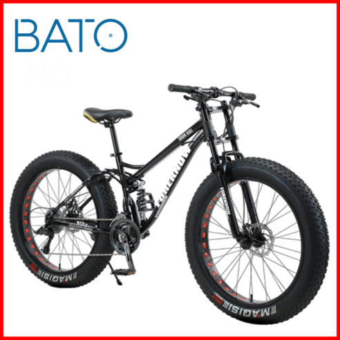 바아토 바퀴큰 팻바이크 MTB 자전거 산악 광폭 타이어