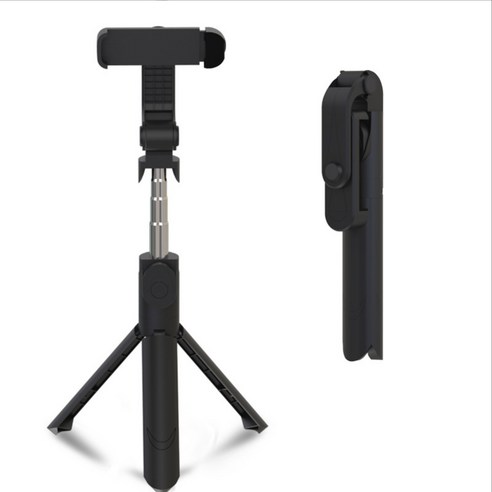 Mosasaur삼각대 셀카봉 XT09 수평과 수직 블루투스 셀카봉, 블랙계열