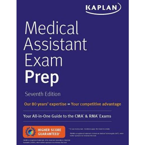 (영문도서) Medical Assistant Exam Prep: Your All-In-One Guide to the CMA & Rma Exams Paperback, Kaplan Publishing, English, 9781506252421
