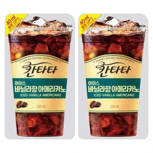 (20개) 칸타타 아이스 스위트 아몬드향 230mlx10입 2각, 230ml, 20개